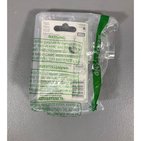 Master Lock 1530DCM Combination Padlock, 1-7/8 in. Wide, Metal Body, Keyless, As - Picture 5 of 7